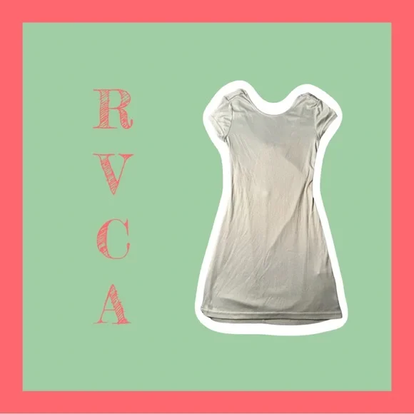 rvca green dress RVCA Womens Understated Mini Dress Shale XS main image 1